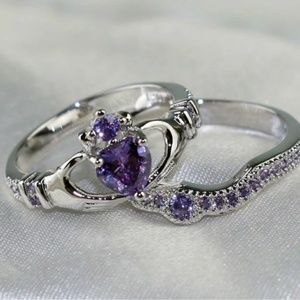 Irish Claddagh Ring Set